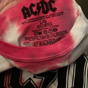 Urban Outfitters | Tops | Ac Dc Tie Dye Graphic Tee | Poshmark